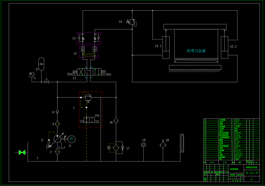 液压板料折弯机设计（SW+CAD+说明书）缩略图